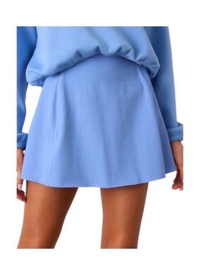 SPANX Get Moving Core Luxe Skort Cornflower Blue